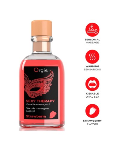 ORGIE - MASSAGE DES LÈVRES COFFRET DE MASSAGE KISSABLE À LA FRAISE 100 ML