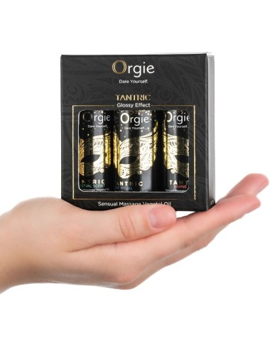 ORGIE - COLLECTION MINI TANTRIQUE HUILES DE MASSAGE SENSUELLES 3 X 30 ML