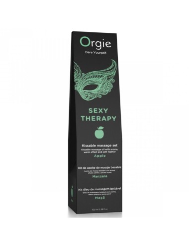 ORGIE - COFFRET DE MASSAGE POUR LES LÈVRES APPLE KISSABLE 100 ML