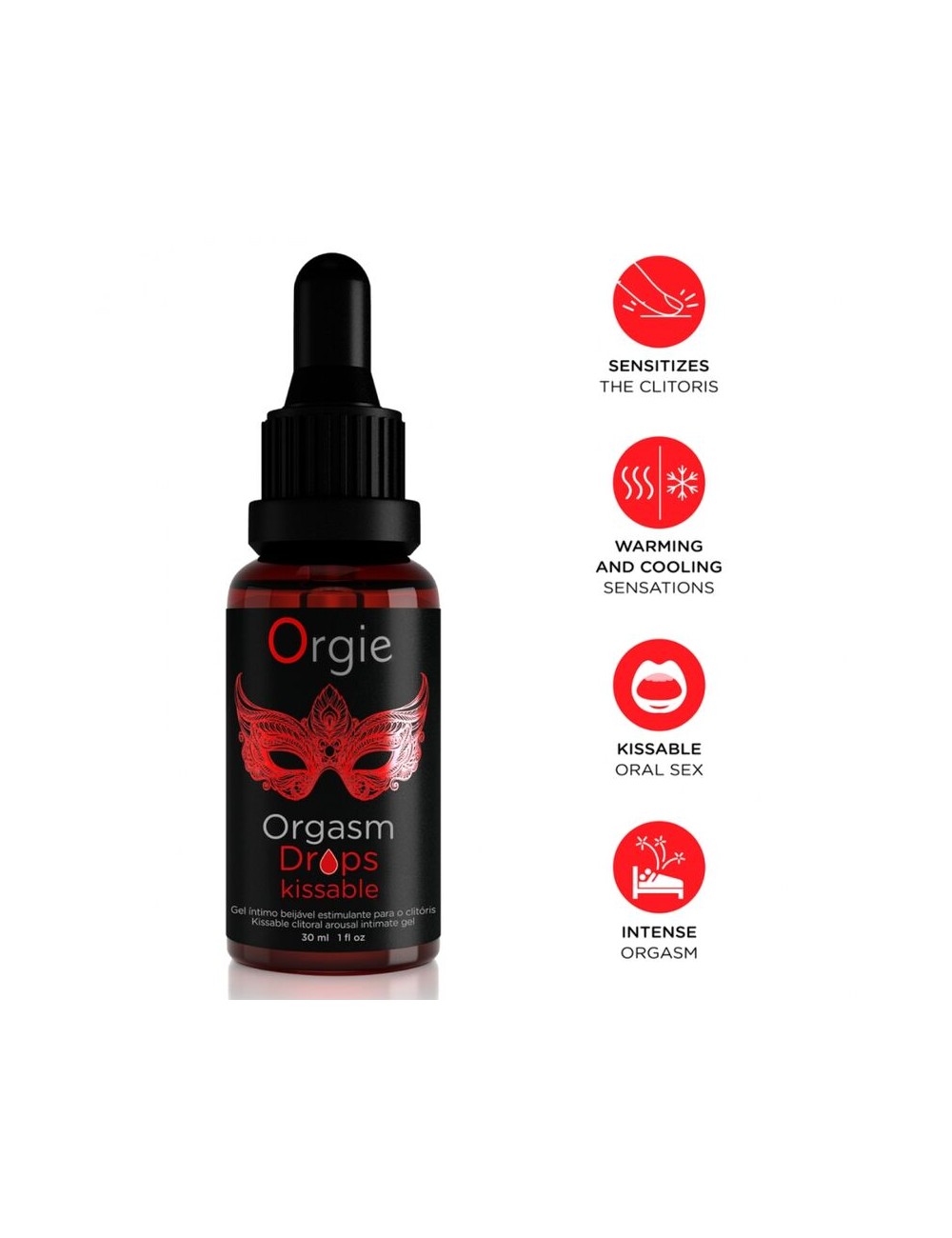 ORGIE - GOUTTES ORGASTIQUES POUR UNE EXCITATION CLITORIELLE À COUCHER 30 ML
