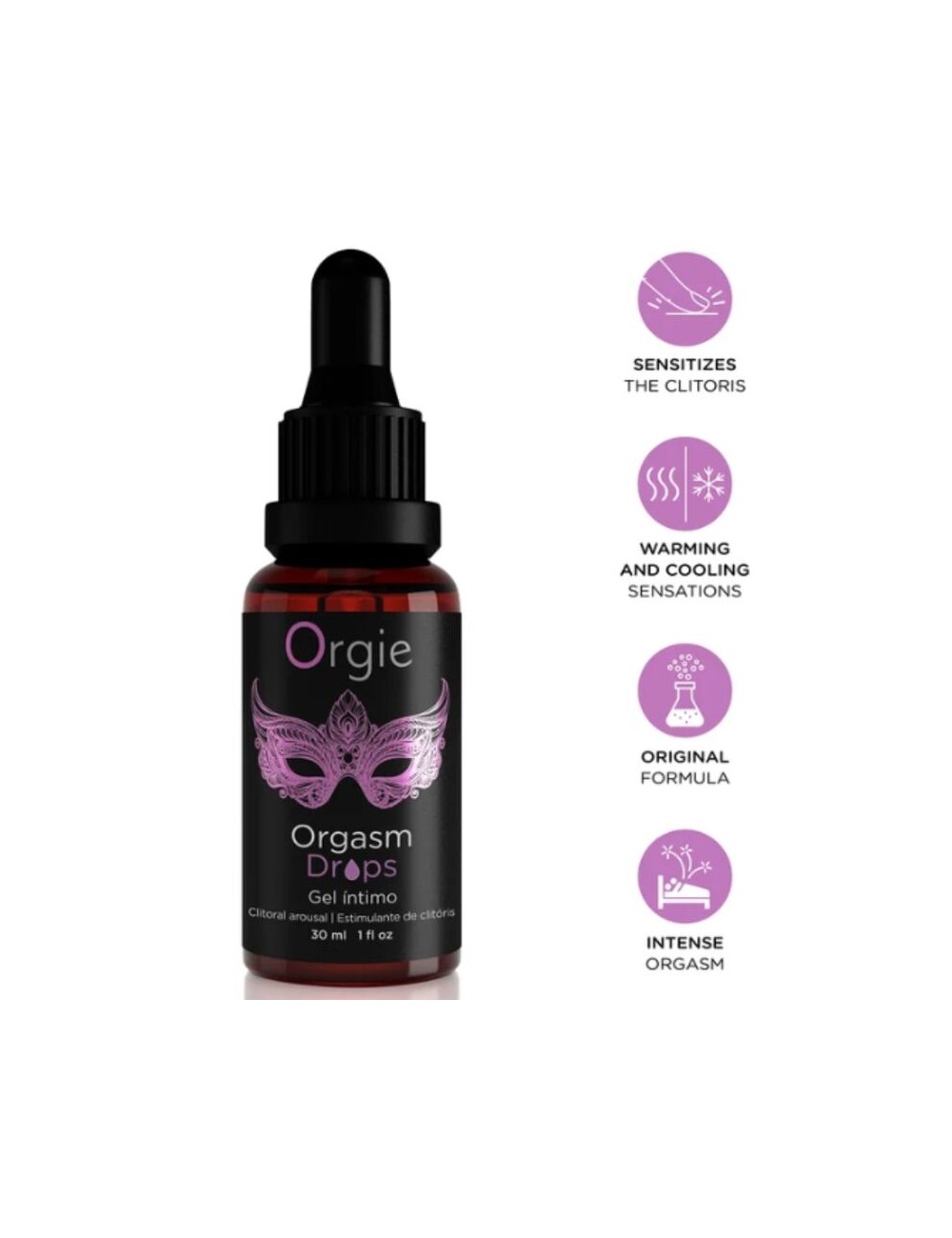 ORGIE - GOUTTES ORGASTIQUES POUR EXCITATION CLITORIELLE 30 ML