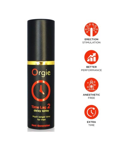 ORGIE - TIME LAG 2 SPRAY RETARDANT SANS ANESTHÉSIQUE 10 ML