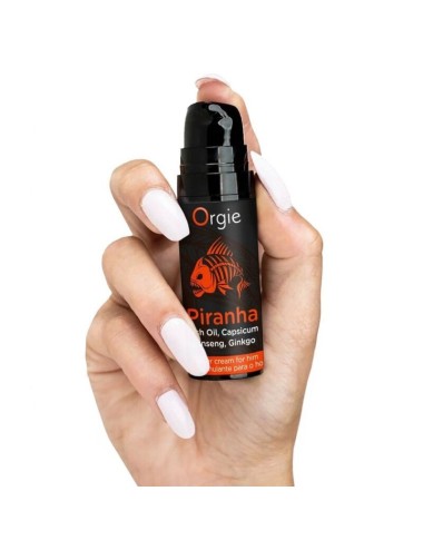 ORGIE - CRÈME ÉNERGISANTE PIRANHA POUR LUI 15 ML