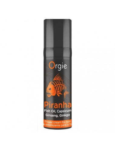 ORGIE - CRÈME ÉNERGISANTE PIRANHA POUR LUI 15 ML