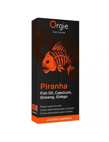 ORGIE - CRÈME ÉNERGISANTE PIRANHA POUR LUI 15 ML