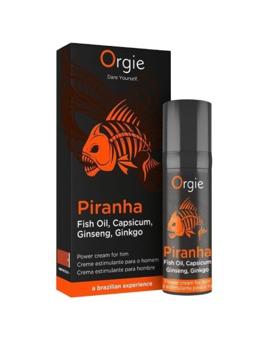 ORGIE - CRÈME ÉNERGISANTE PIRANHA POUR LUI 15 ML