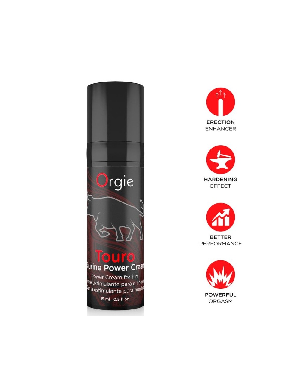ORGIE - TOURO CRÈME POUR L'ÉRECTIFICATION 15 ML