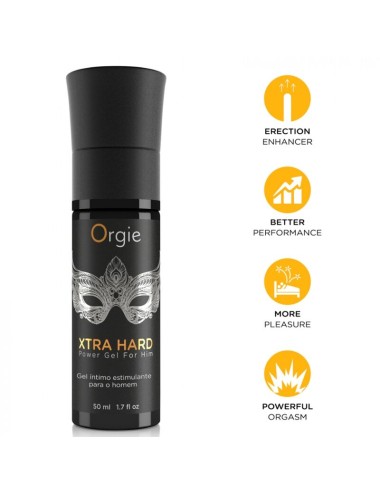 ORGIE - GEL STIMULANT ET FORTIFIANT POUR ÉRECTION XTRA HARD 50 ML