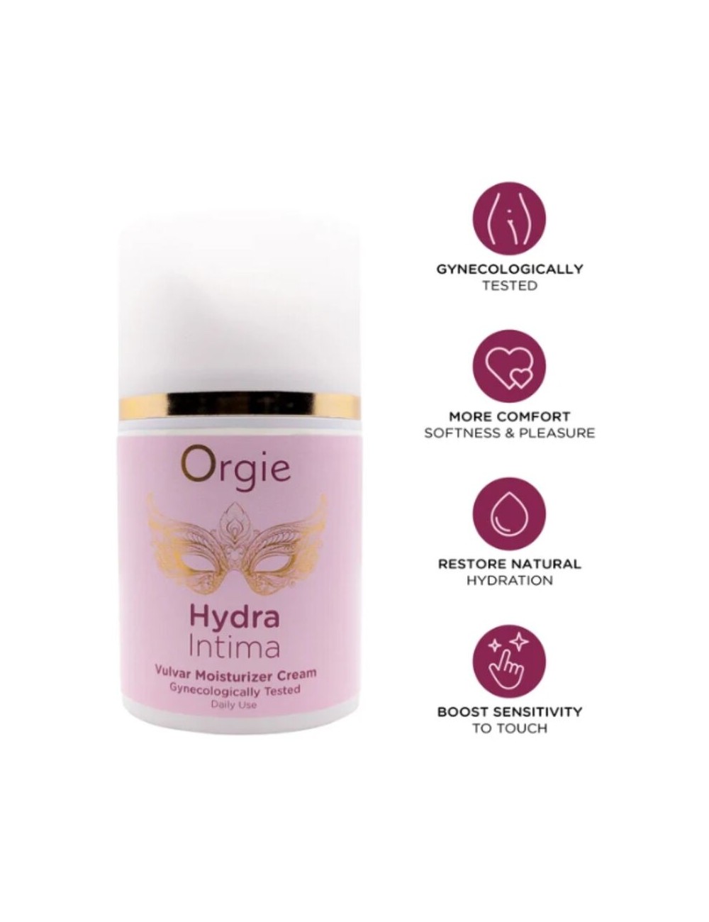 ORGIE - CRÈME HYDRATANTE QUOTIDIENNE POUR LA VULVE HYDRA INTIMA 50 ML