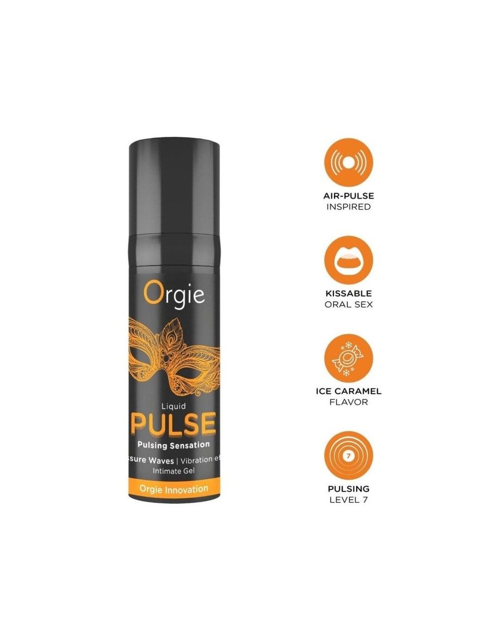 ORGIE - PULSE KISSABLE GEL INTIME À SENSATION DE PULSIONS 15 ML