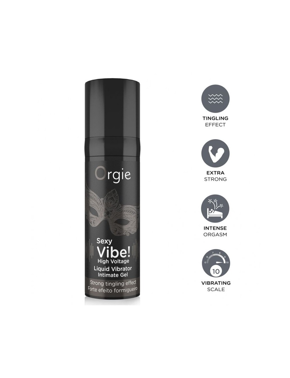 ORGIE - AMBIANCE SEXY! VIBRATEUR LIQUIDE EXTRA PUISSANT HAUTE TENSION 15 ML