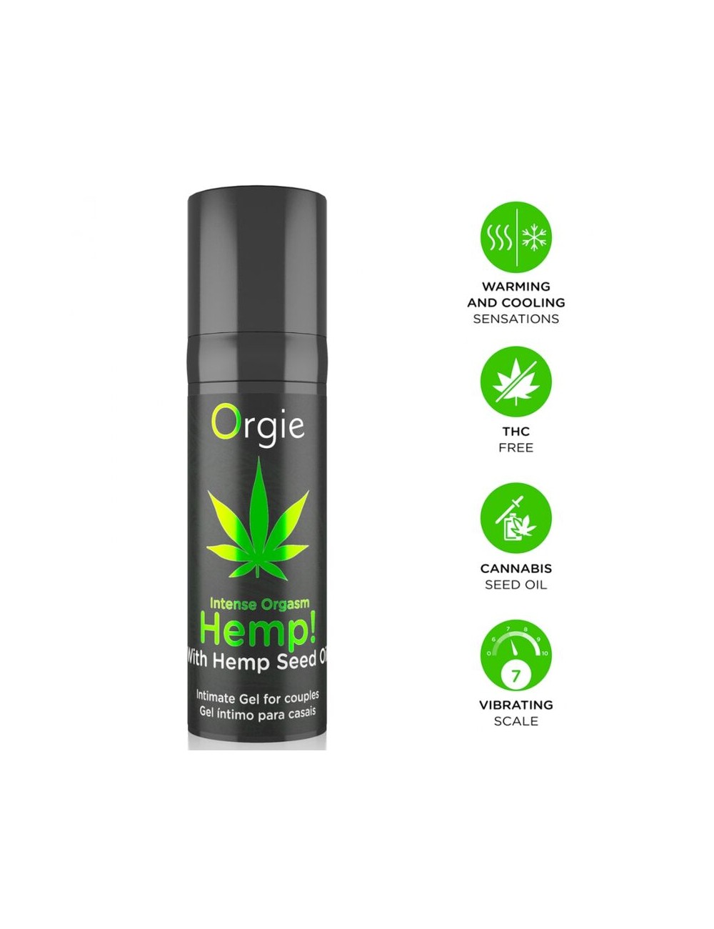 ORGIE - CHANVRE! ORGASME INTENSE SENSATIONS MULTIPLES GEL INTIME 15 ML