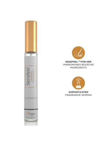 ORGIE - SENSFEEL POUR FEMME BOOSTER DE PHÉROMONES EAU DE TOILETTE FORMAT VOYAGE 10 ML