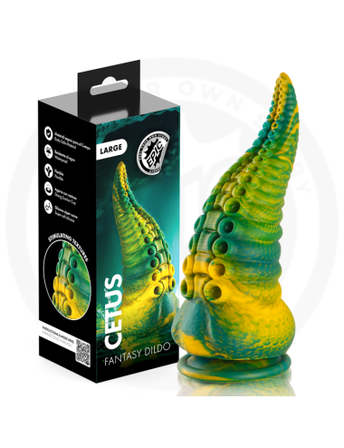 EPIC - GODEMICHET TENTACULE VERT CETUS GRANDE TAILLE
