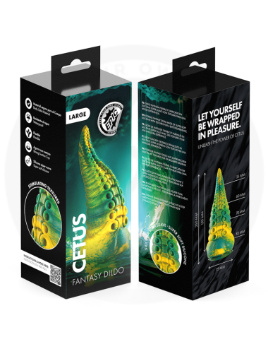 EPIC - GODEMICHET TENTACULE VERT CETUS GRANDE TAILLE