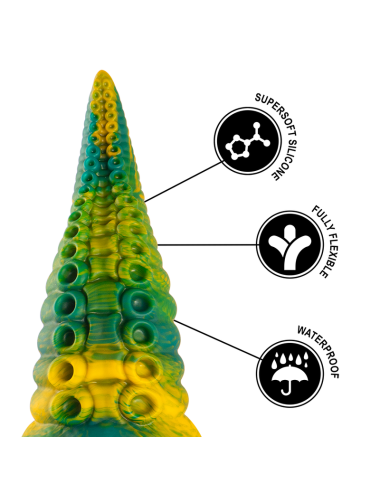 EPIC - GODEMICHET CETUS VERT À TENTACULE PETITE TAILLE