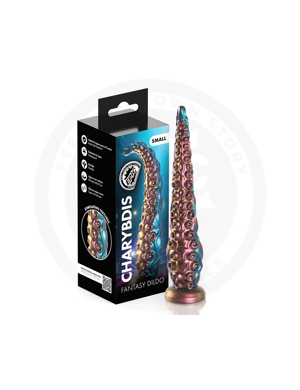 EPIC - GODEMICHET À TENTACULE DE CHARYBIDE PETITE TAILLE