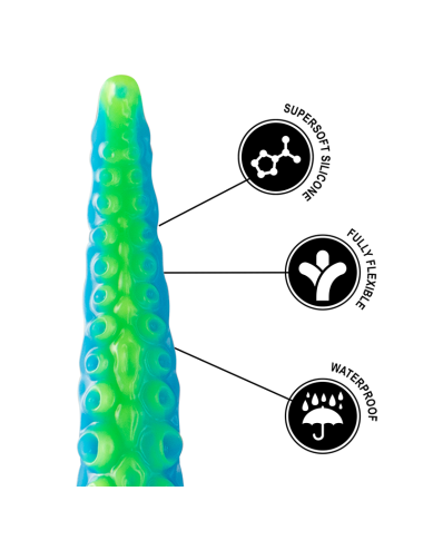 EPIC - SCYLLA GODEMICHET À TENTACULES FINES FLUORESCENTES GRANDE TAILLE