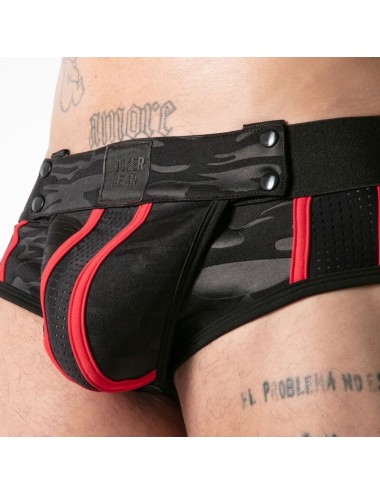LOCKER GEAR - SLIP MILITAIRE COMPLET ROUGE S
