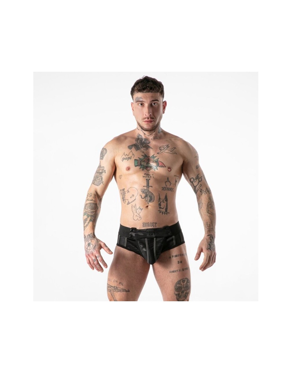 LOCKER GEAR - SLIP MILITAIRE COMPLET NOIR XL