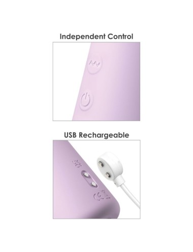 FANTASY FOR HER - VIBRATEUR FANTASY TWIST AVEC ROTATION ET POUSSE VIOLETTE