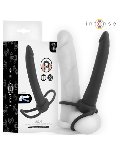 INTENSE - LUCAS GODE ANAL AVEC ANNEAU PÉNIEN ET TESTICULAIRE EN SILICONE