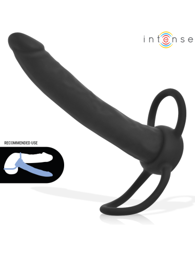 INTENSE - LUCAS GODE ANAL AVEC ANNEAU PÉNIEN ET TESTICULAIRE EN SILICONE