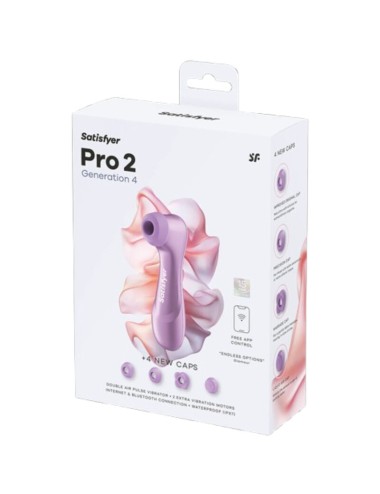 SATISFYER - PRO 2 GÉNÉRATION 4 STIMULATEUR CLITORIAL AMÉTHYSTE