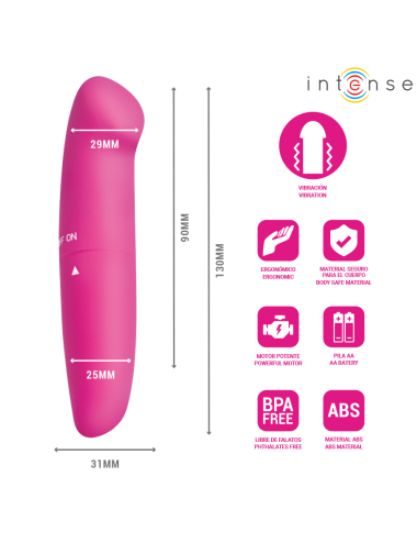 INTENSE - PHIL VIBRATEUR POINT G ROSE 13 CM