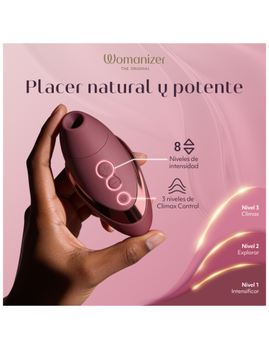 WOMANIZER - STIMULATEUR CLITORIAL 3D NEXT LIBERTY BORDEAUX