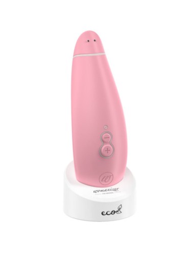 WOMANIZER - STIMULATEUR CLITORIAL À SUCCION ÉCOLOGIQUE PREMIUM - 12 NIVEAUX D'INTENSITÉ ROSE