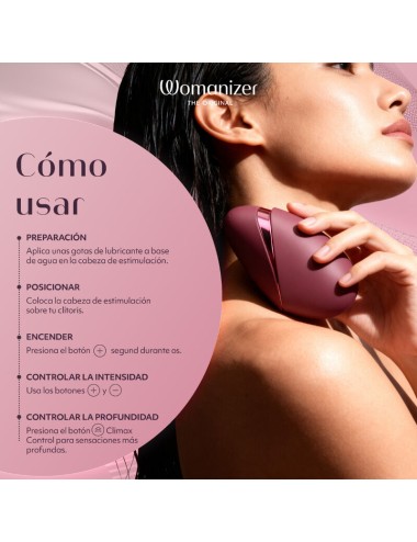 WOMANIZER - STIMULATEUR CLITORIAL À SUCCION NEXT 14 NIVEAUX D'INTENSITÉ BORDEAUX