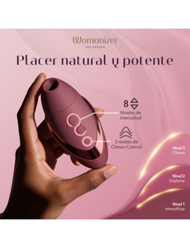 WOMANIZER - STIMULATEUR CLITORIAL À SUCCION NEXT 14 NIVEAUX D'INTENSITÉ BORDEAUX