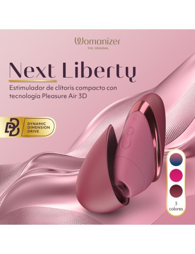 WOMANIZER - STIMULATEUR CLITORIAL À SUCCION NEXT 14 NIVEAUX D'INTENSITÉ BORDEAUX