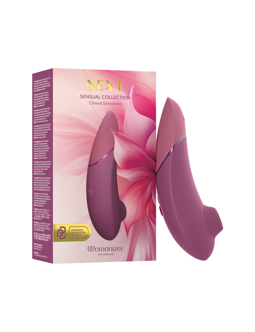 WOMANIZER - STIMULATEUR CLITORIAL À SUCCION NEXT 14 NIVEAUX D'INTENSITÉ ROSE FONDU