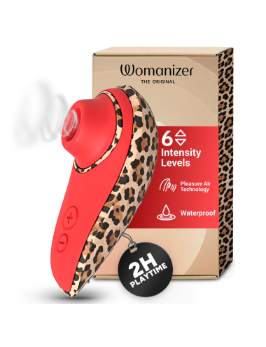 WOMANIZER - LIBERTY 2 STIMULATEUR CLITORIAL À SUCCION 8 NIVEAUX D'INTENSITÉ IMPRIMÉ LÉOPARD