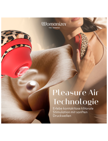 WOMANIZER - LIBERTY 2 STIMULATEUR CLITORIAL À SUCCION 8 NIVEAUX D'INTENSITÉ IMPRIMÉ LÉOPARD