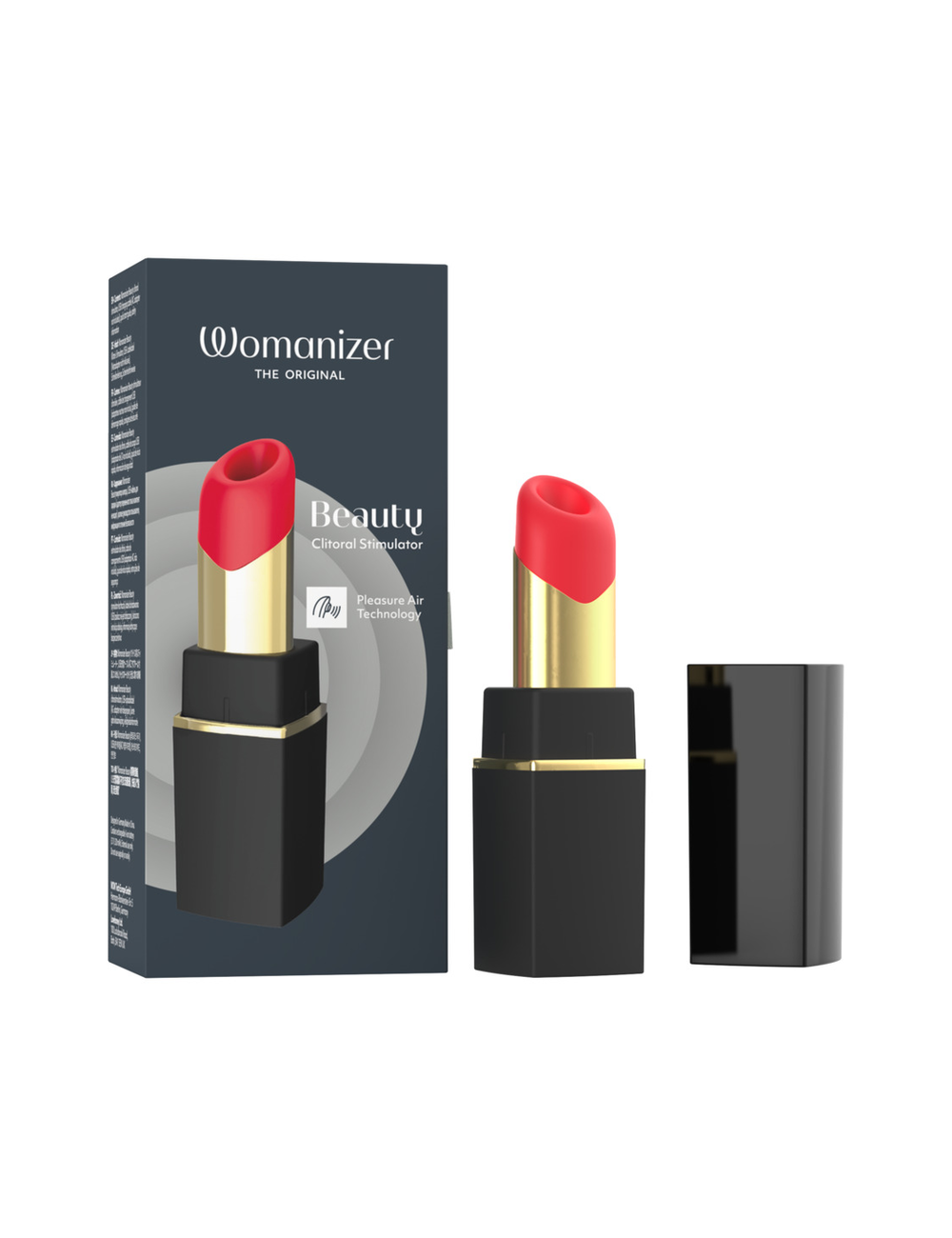 WOMANIZER - STIMULATEUR CLITORIAL À SUCCION BEAUTÉ 6 NIVEAUX D'INTENSITÉ NOIR ET OR