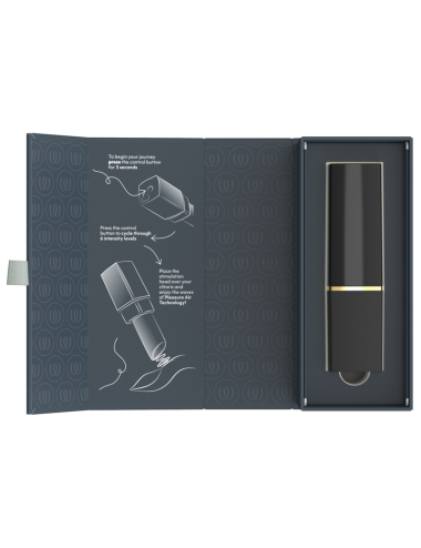 WOMANIZER - STIMULATEUR CLITORIAL À SUCCION BEAUTÉ 6 NIVEAUX D'INTENSITÉ NOIR ET OR