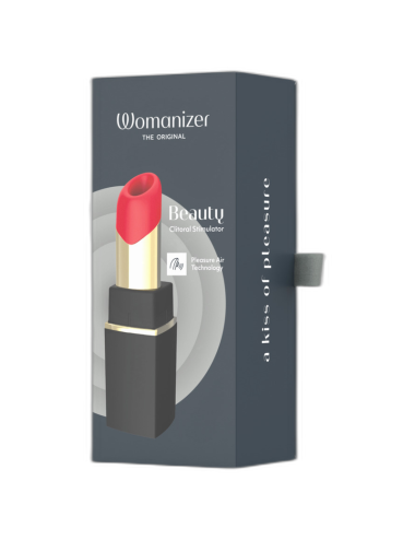 WOMANIZER - STIMULATEUR CLITORIAL À SUCCION BEAUTÉ 6 NIVEAUX D'INTENSITÉ NOIR ET OR