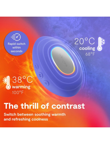 WE-VIBE - VIBRATEUR CHAUFFANT ET RAFRAÎCHISSANT, BLEU LAVANDE