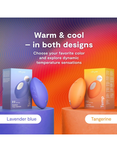 WE-VIBE - VIBRATEUR CHAUFFANT ET RAFRAÎCHISSANT, BLEU LAVANDE