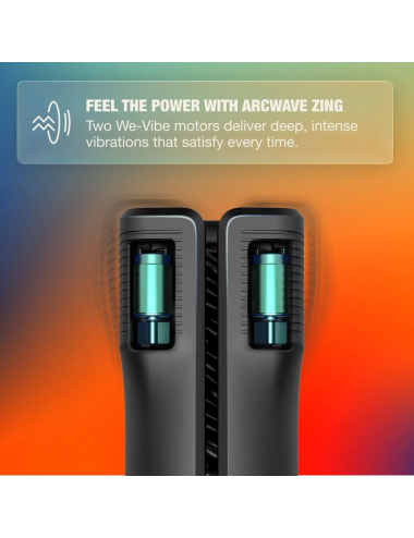 ARCWAVE - ZING STROKER MASCULIN VIBRANT À DOUBLE MOTEUR NOIR