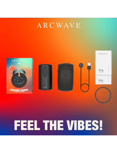 ARCWAVE - ZING STROKER MASCULIN VIBRANT À DOUBLE MOTEUR NOIR