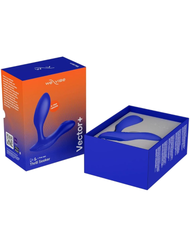 WE-VIBE - VECTOR+ MASSEUR DE PROSTATE À DOUBLE STIMULATION BLEU ROYAL