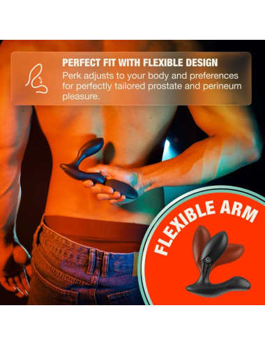 ARCWAVE - PERK MASSEUR DE PROSTATE VIBRANT À DOUBLE MOTEUR ET TÉLÉCOMMANDE NOIR