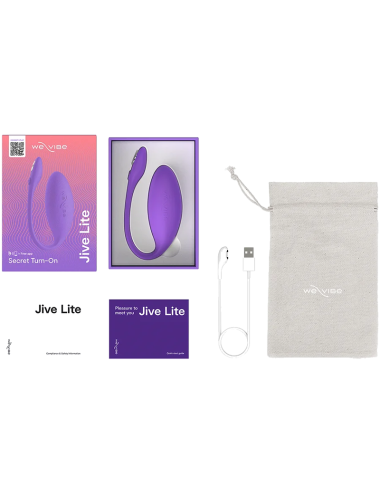WE-VIBE - JIVE LITE VIBRATEUR ŒUF PORTABLE CONTRÔLÉ PAR APPLICATION VIOLET