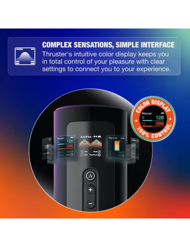 ARCWAVE - THRUSTER STROKER MASCULIN AUTOMATIQUE AVEC VA-ET-VIENT, ROTATION ET CONTRÔLE