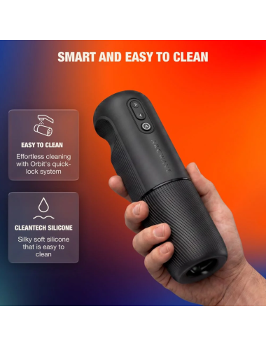 ARCWAVE - ORBIT MASTURBATEUR MASCULIN ROTATIF À 360° AVEC CONTRÔLE PAR APPLICATION NOIR