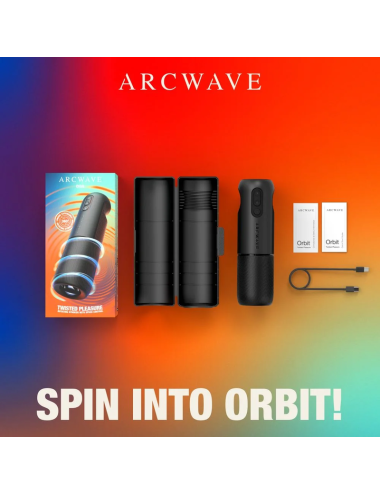 ARCWAVE - ORBIT MASTURBATEUR MASCULIN ROTATIF À 360° AVEC CONTRÔLE PAR APPLICATION NOIR